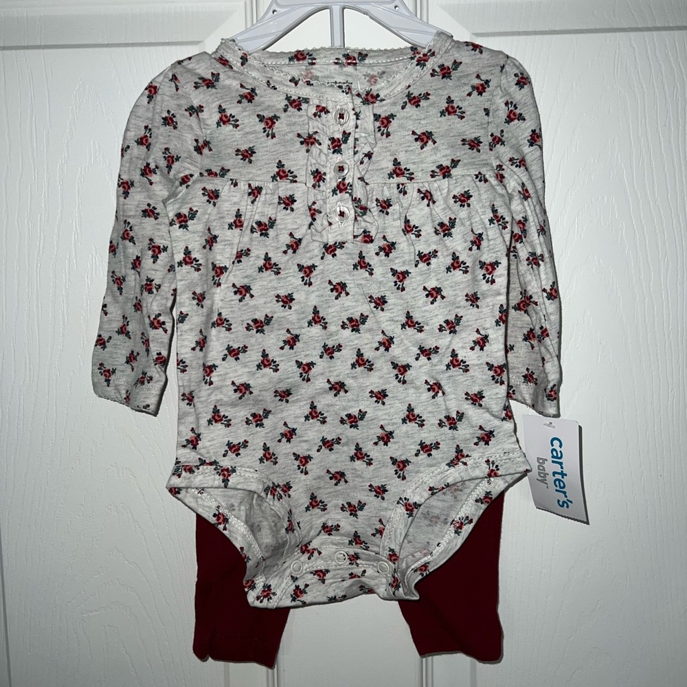 Onesie and Pants Set - 6 months NWT